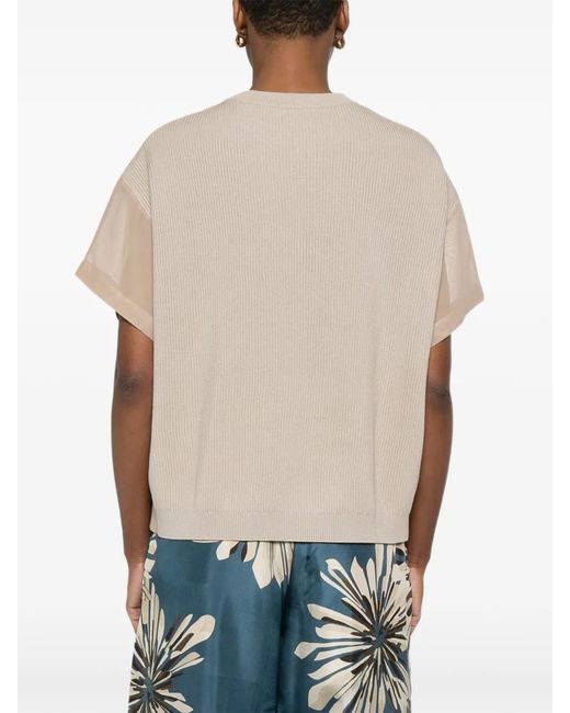 Brunello Cucinelli Natural Cotton T-Shirt