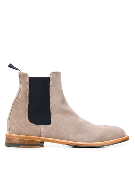 Scarosso Gray Chelsea Colour-Block Boots