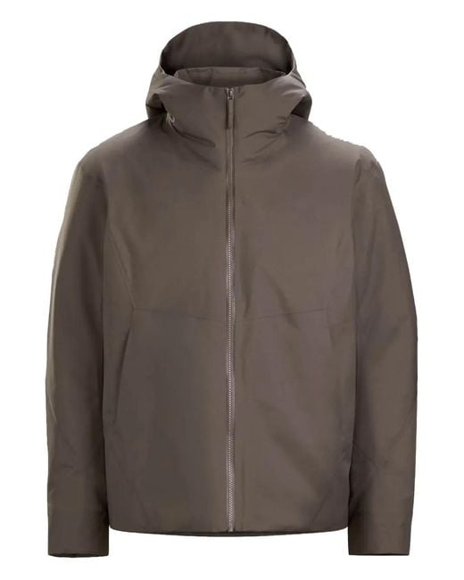 Veilance Dionde Kapuzenjacke mit Reißverschluss in Brown für Herren