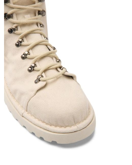 Marsèll Natural Eyelet Lace-Up Boots for men
