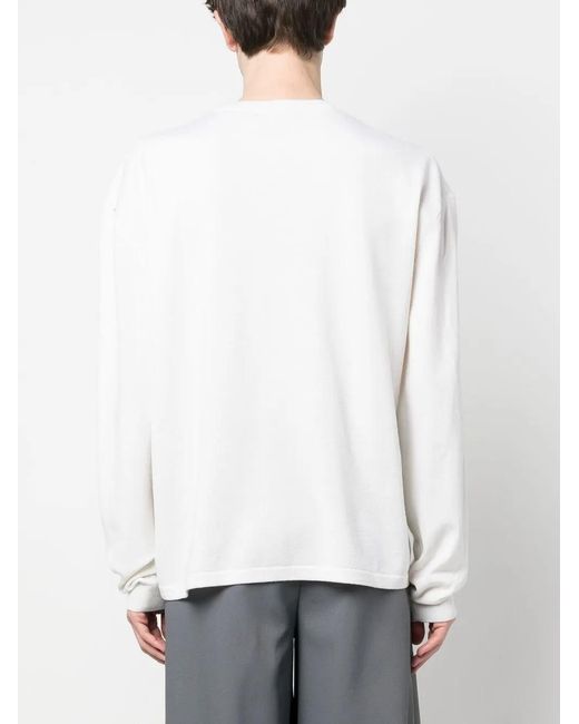 Martine Rose Sweatshirt Mit Logo-Print in White für Herren