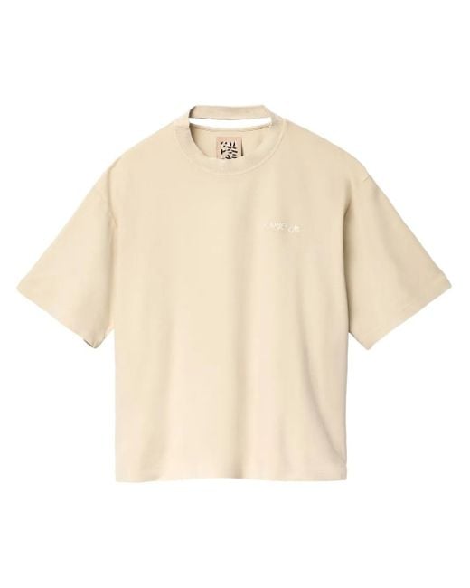 CAMPERLAB Natural Logo-Embroidered Cotton T-Shirt