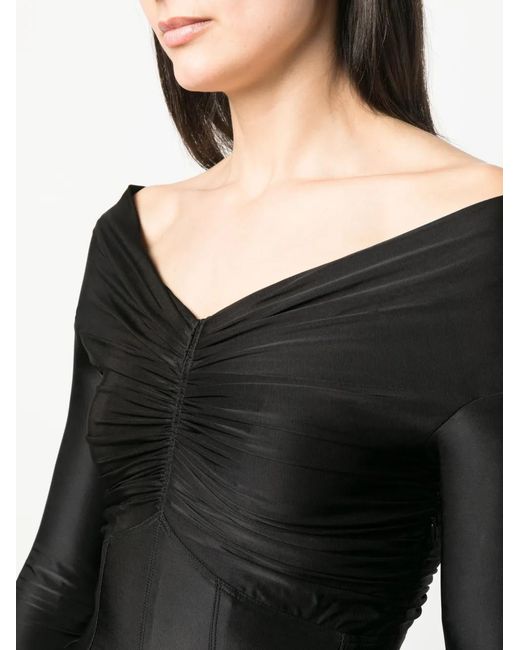 Rabanne Black Jersey Top