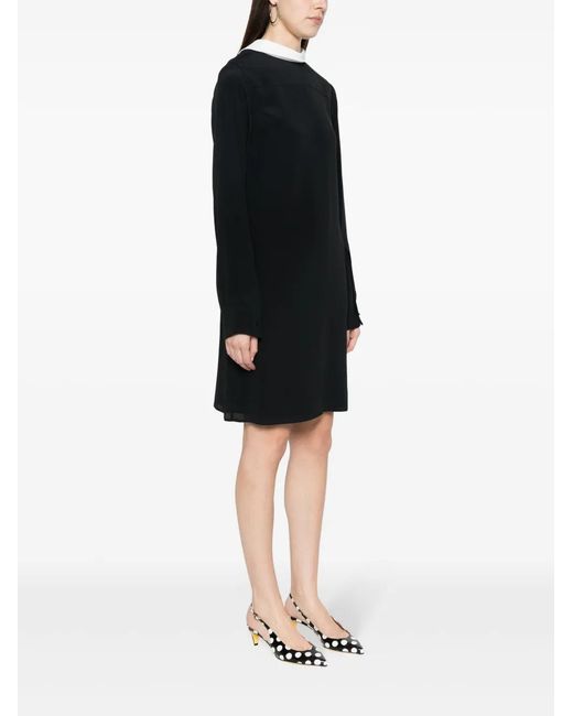 N°21 Black Ruffle-Back Dress
