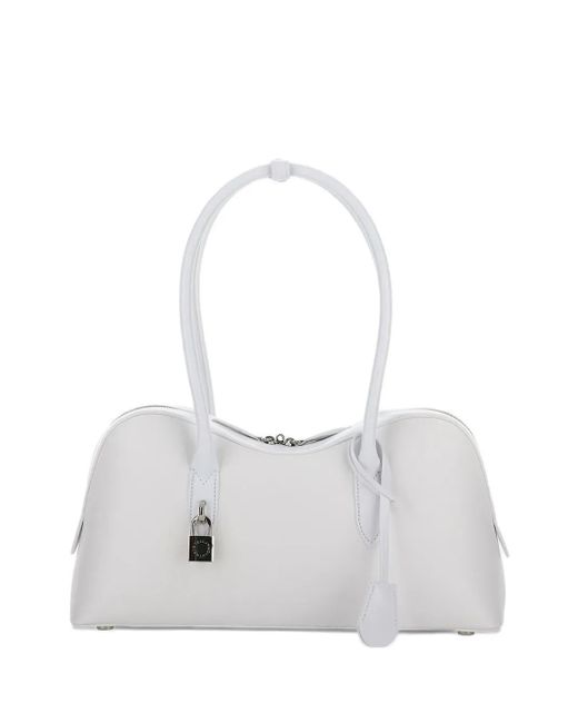 Bolso de hombro Ryder mediano Stella McCartney de color White