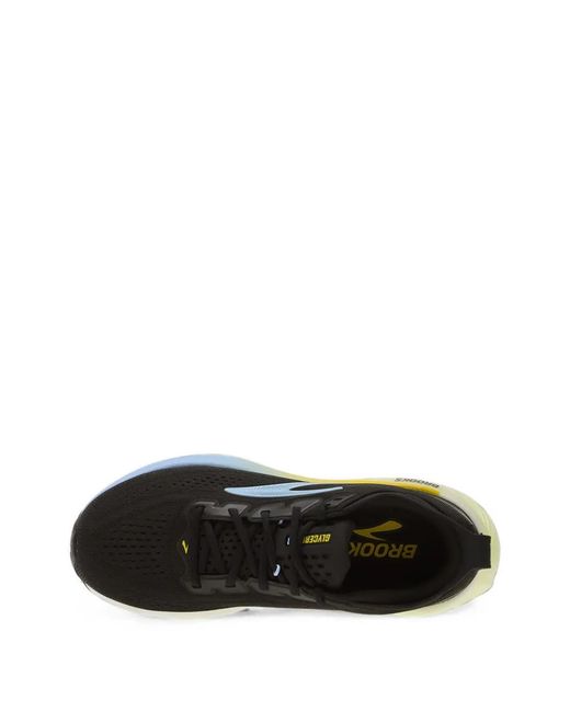 Brooks Black Glycerin 23 Lace-Up Sneakers for men