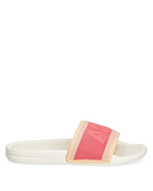 Athletic Propulsion Labs Pink Big Logo Techloom Slides