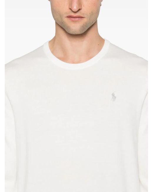 メンズ Polo Ralph Lauren コットン プルオーバー White
