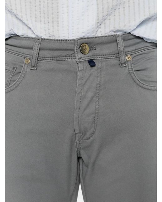 Incotex Gray Slim-Fit Trousers for men