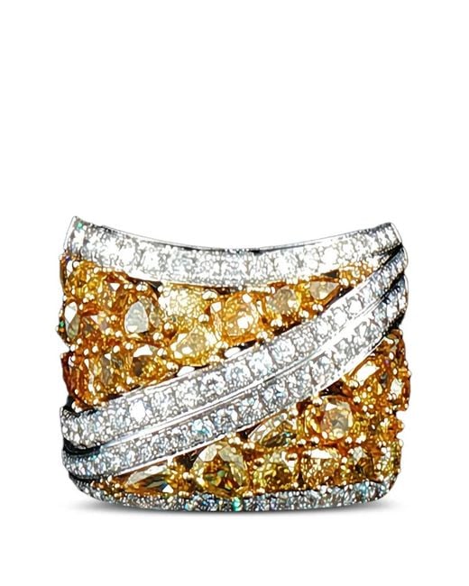 HYT Jewelry Metallic Cocktail Diamond Ring