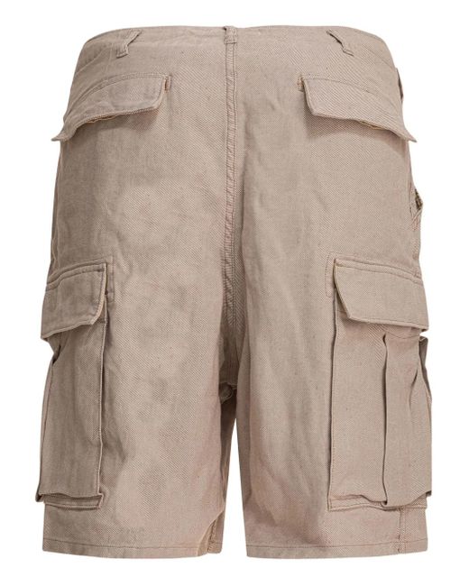 Nonnative Natural Pleated Cargo Shorts for men