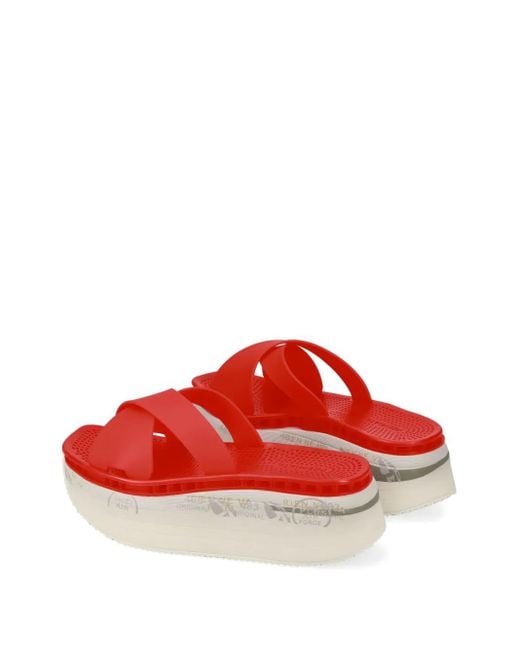 Premiata Red Moura Slides