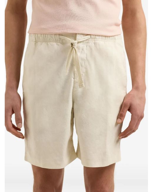Orlebar Brown White Elasticated Drawstring Shorts for men