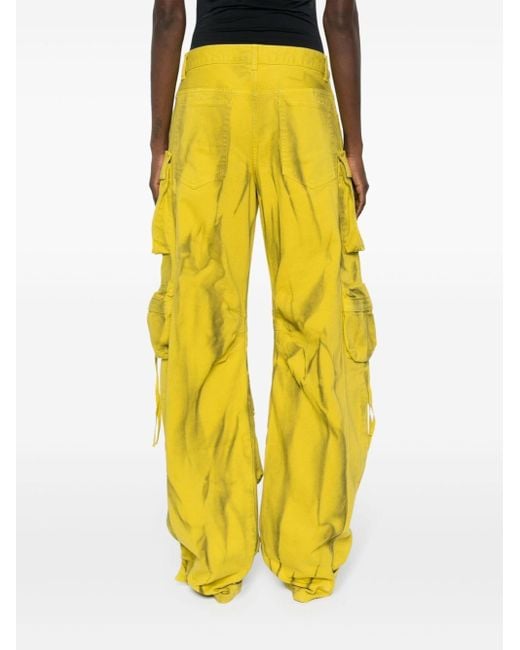 Pantalones cargo Fern The Attico de color Yellow