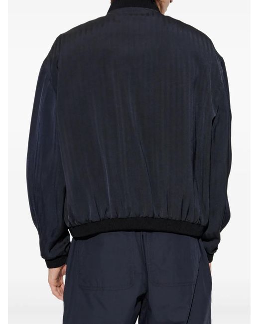 Bomber Con Zip di Giorgio Armani in Blue da Uomo