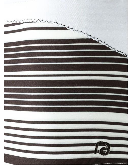 Amir Slama White Striped Trunks for men