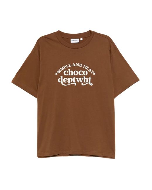 Chocoolate ロゴ Tシャツ Brown