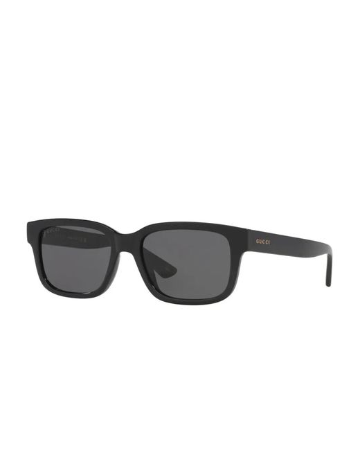 Gucci Gray Rectangle-Frame Sunglasses for men
