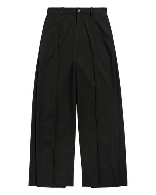 Balenciaga Black Wool Tailored Trousers