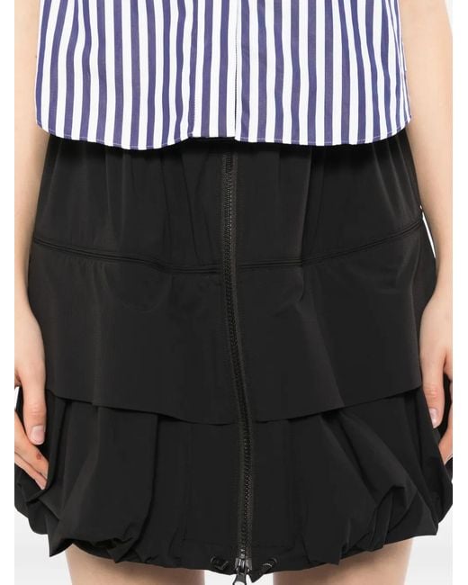 JNBY Black Tiered Mini Skirt