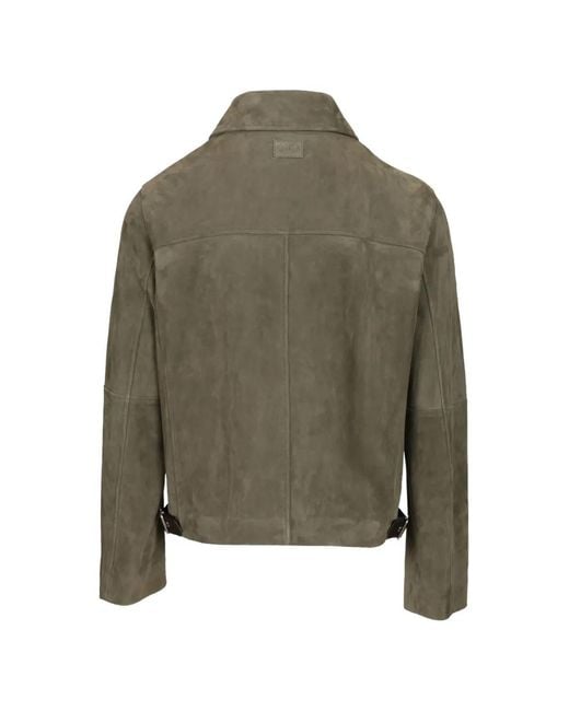 Loewe Green Zip-Up Jacket for men