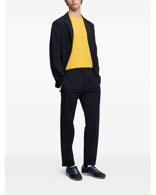 Aspesi Black Zip Pocket Trousers for men