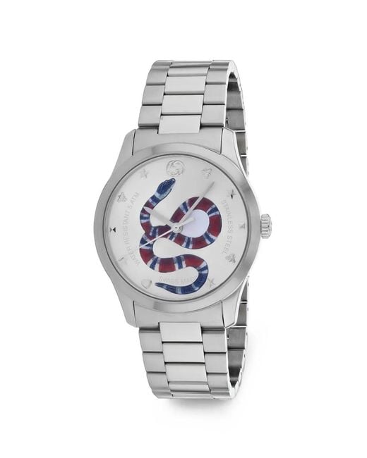 Gucci Gray G-Timeless 38Mm Watch for men