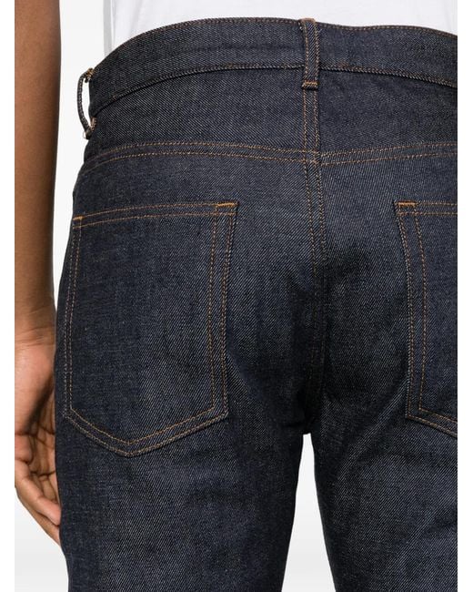 A.P.C. Gray Rescue Five Pocket Jeans for men