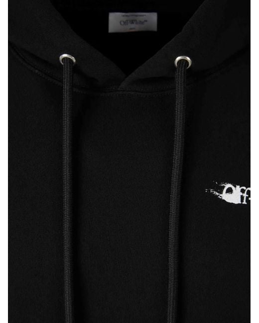 Off-White c/o Virgil Abloh Ink Arrow Skate Hoodie in het Black voor heren