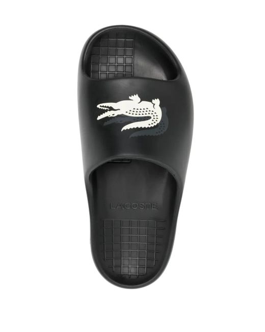 Lacoste Black Croco 2.0 Evo Slides