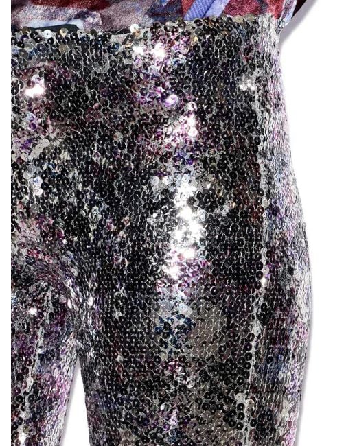 Isabel Marant Gray Bella Sequinned Leggings