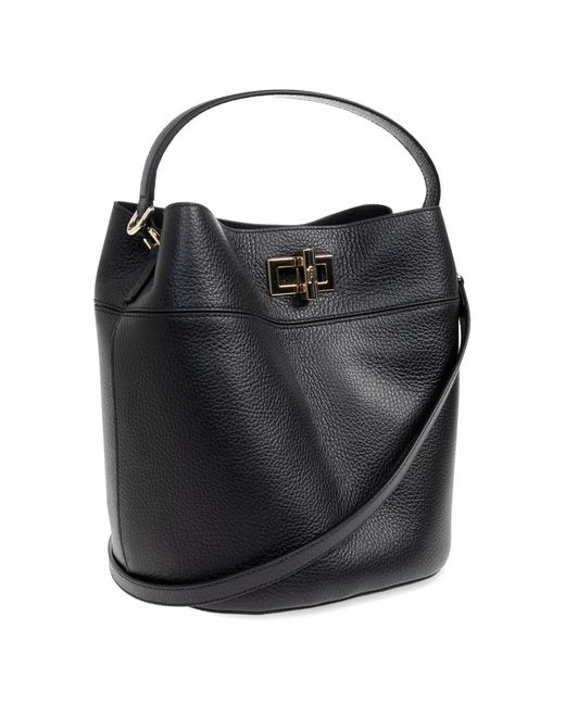 Furla Black Medium Amelia Tote Bag