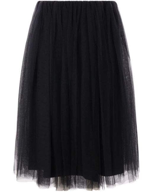 Noir Kei Ninomiya Black Tulle Skirt