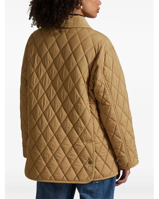 Polo Ralph Lauren Natural Quilted Corduroy-Collar Jacket