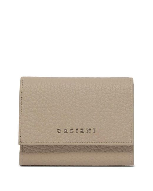 Orciani Natural Envelope Leather Wallet