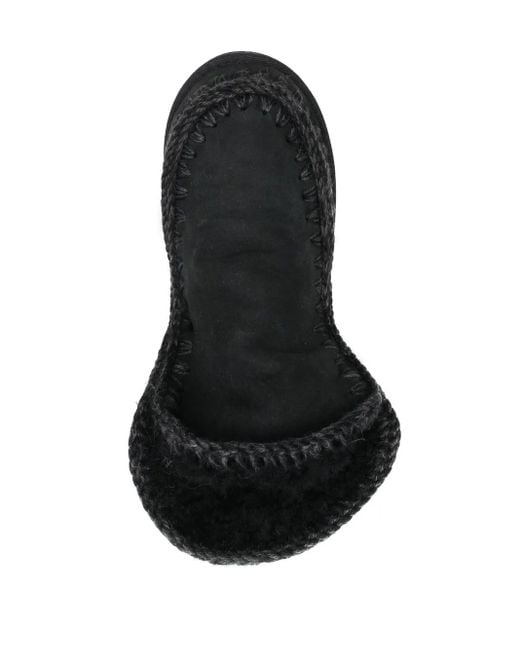 Mou Black Eskimo 18 Glitter Logo Boots, Ankle Boots