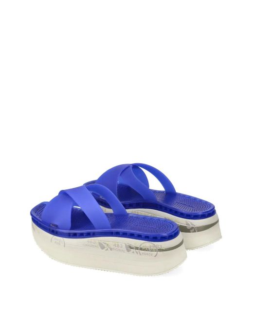 Premiata Blue Moura Slides