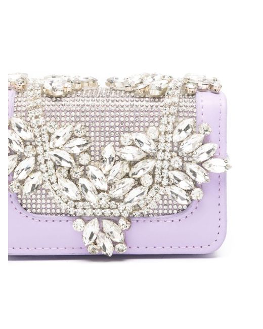 Loulou White Crystal-Embellished Mini Bag