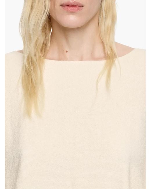 Bimba Y Lola ボートネック スウェットシャツ Natural