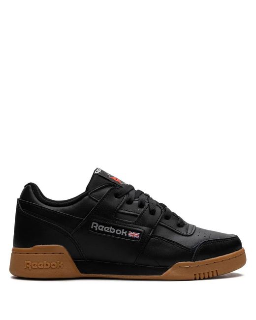 Reebok Black Workout Plus /Gum" Sneakers