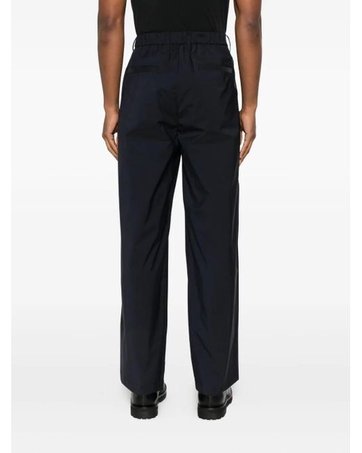 Norse Projects Blue Zip-Fastening Trousers for men