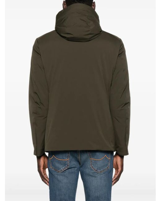 Montecore Green Hooded Flap-Pocket Jacket for men