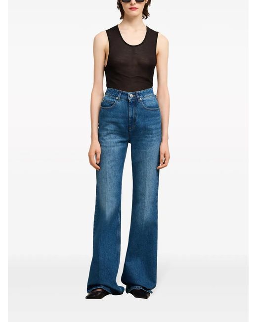 AMI Blue Ami Trousers