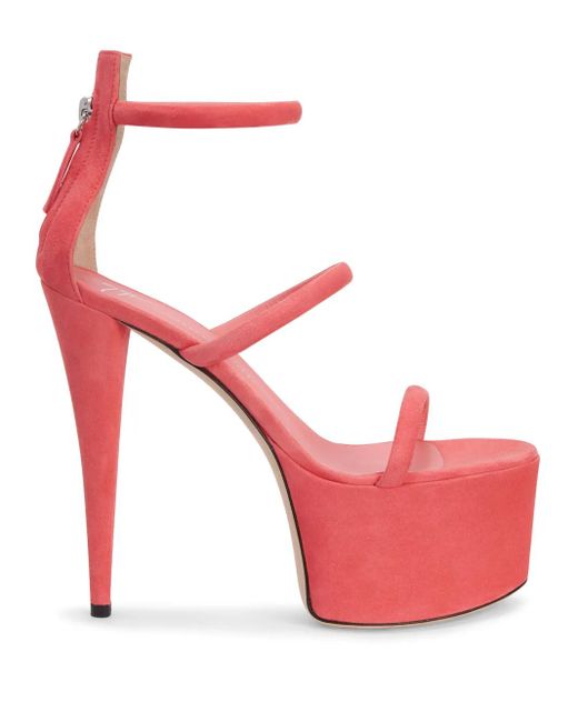 Giuseppe Zanotti Gz Aida 150mm プラットフォームサンダル Pink