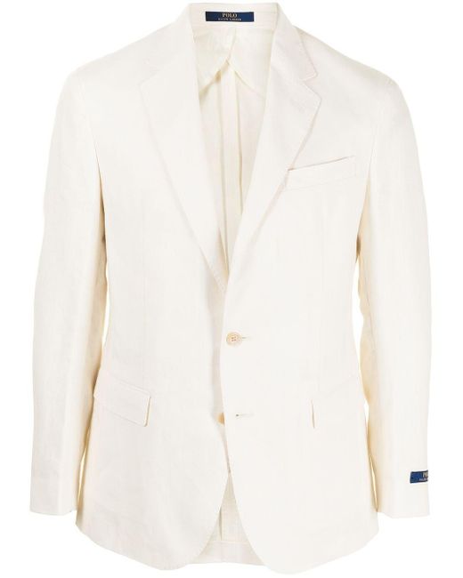 Polo Ralph Lauren Linen Sport Coat in Natural for Men | Lyst
