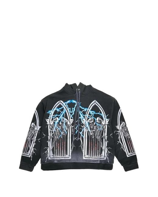 Who Decides War Black Pocket Hoodie for men