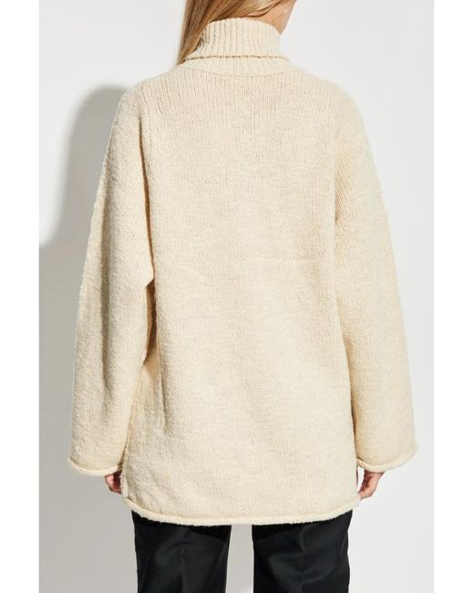 By Malene Birger White Roll-Neck Jumper