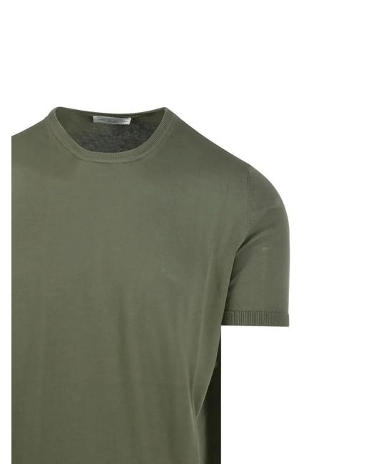 Roberto Collina Green Short-Sleeves T-Shirt for men