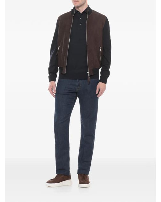 The Jack Leathers Black Derek Jacket for men