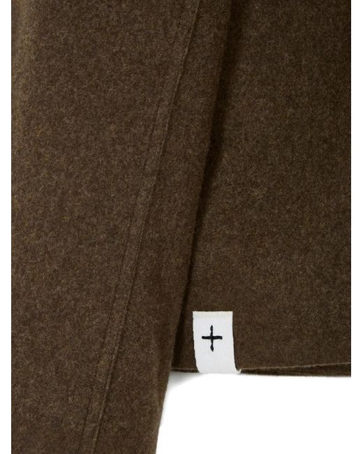 Jil Sander Vilten Jack in het Brown voor heren